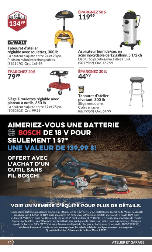 Circulaire Princess Auto - Économies du Printemps - Page 32