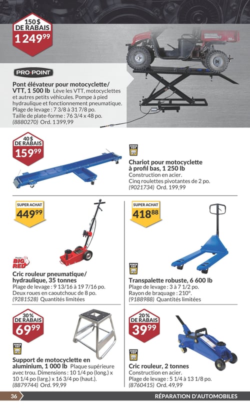 Circulaire Princess Auto - Économies du Printemps - Page 42