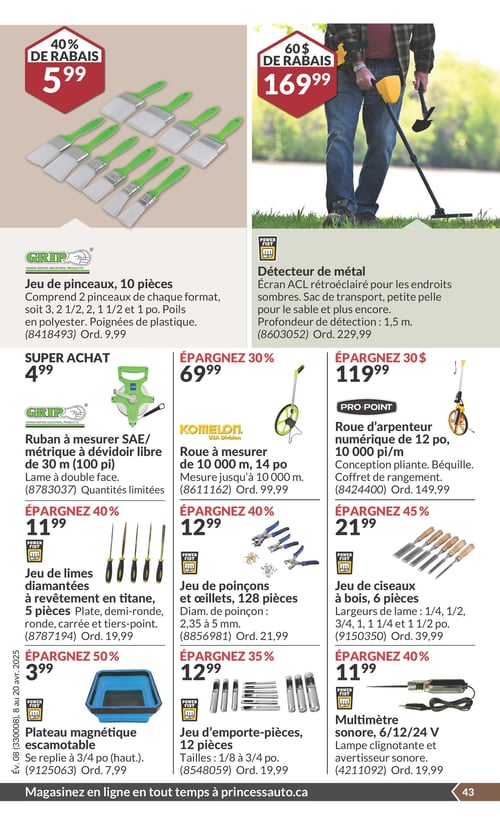 Circulaire Princess Auto - Économies du Printemps - Page 49