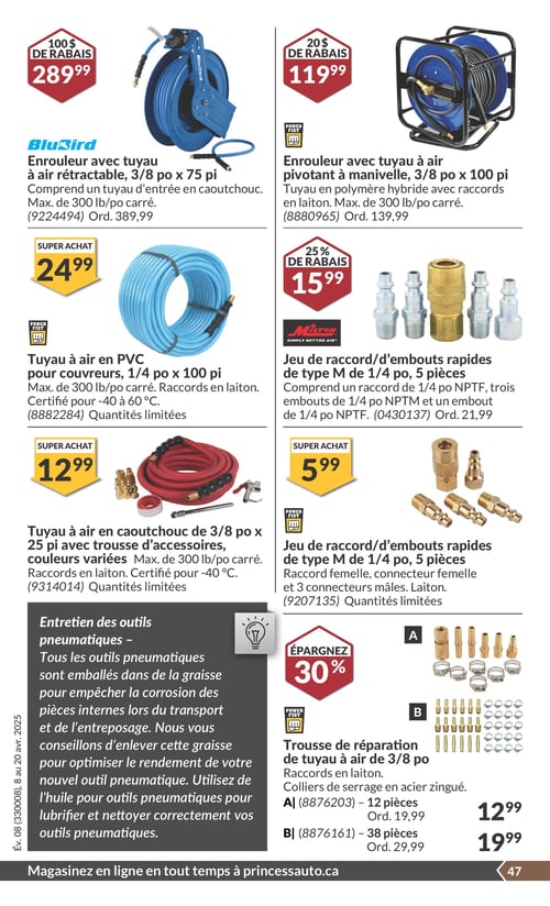 Circulaire Princess Auto - Économies du Printemps - Page 53