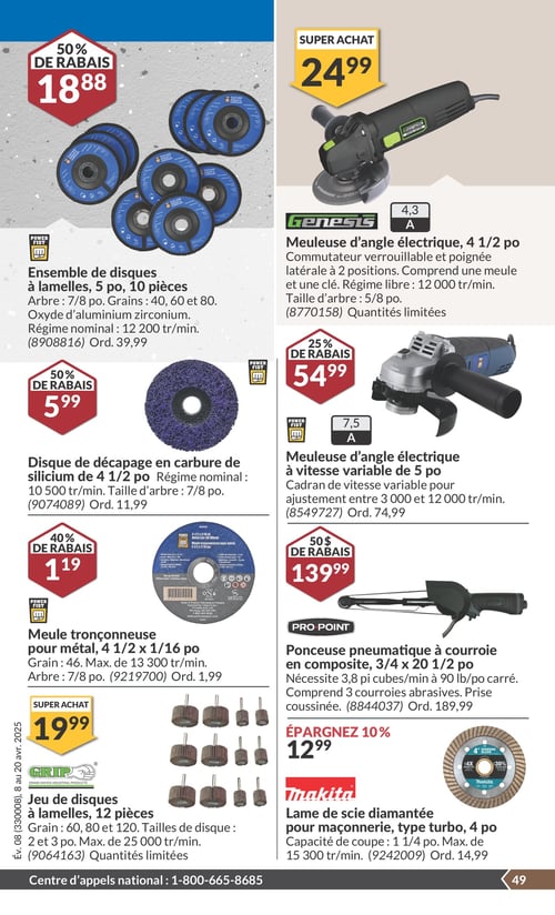 Circulaire Princess Auto - Économies du Printemps - Page 55