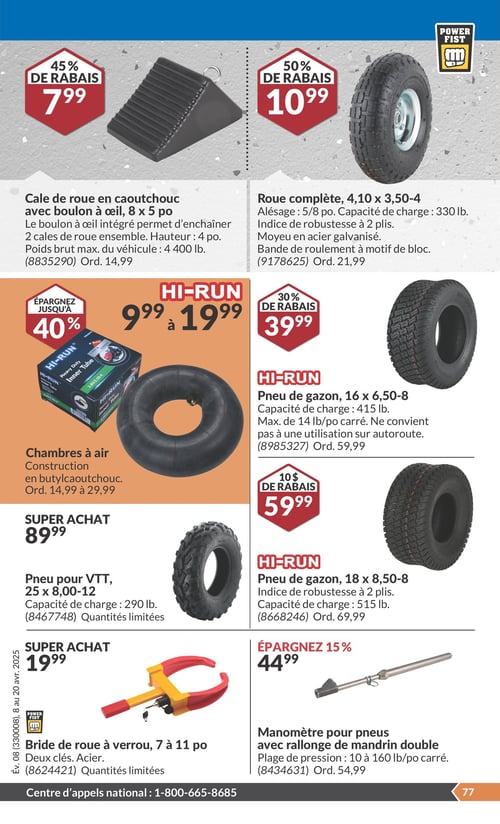 Circulaire Princess Auto - Économies du Printemps - Page 83