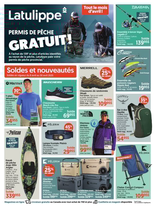 Circulaire Magasin Latulippe - Page 1