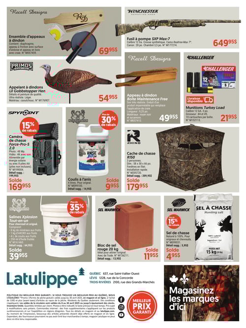 Circulaire Magasin Latulippe - Page 8