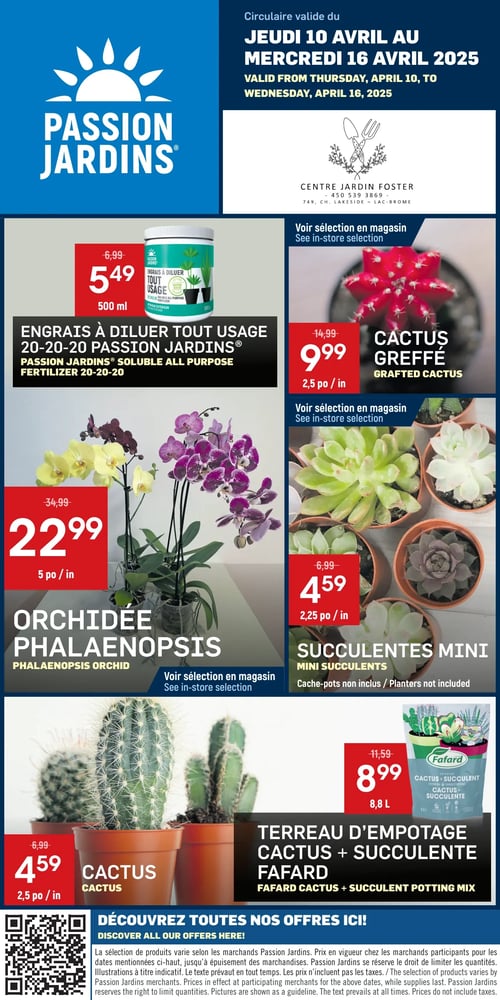 Circulaire Passion Jardins - Centre Jardin Foster - Page 1