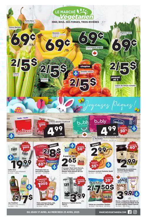 Circulaire Marché Végétarien - Page 1