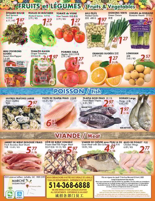 Circulaire Marché Ocean Plus - Page 1