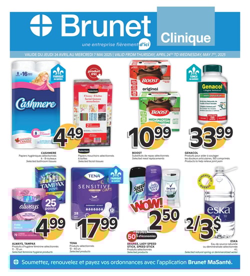 Circulaire Brunet - Clinique - Page 1