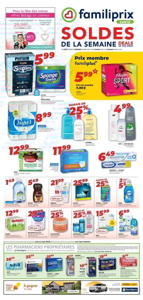 Circulaire Familiprix - Santé - Page 1