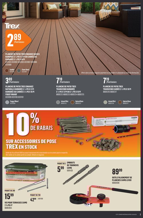 Circulaire Canac - Cahier Matériaux - Page 3