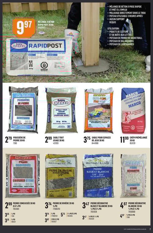 Circulaire Canac - Cahier Matériaux - Page 7