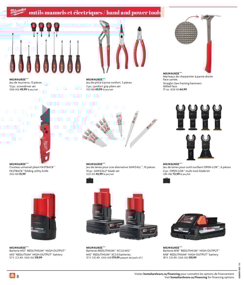 Circulaire Home Hardware - Bâtir et Entretenir - Page 8