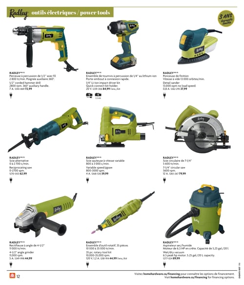 Circulaire Home Hardware - Bâtir et Entretenir - Page 12