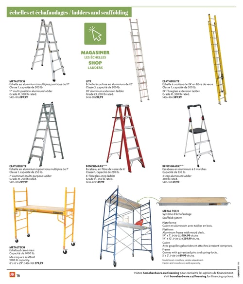 Circulaire Home Hardware - Bâtir et Entretenir - Page 16