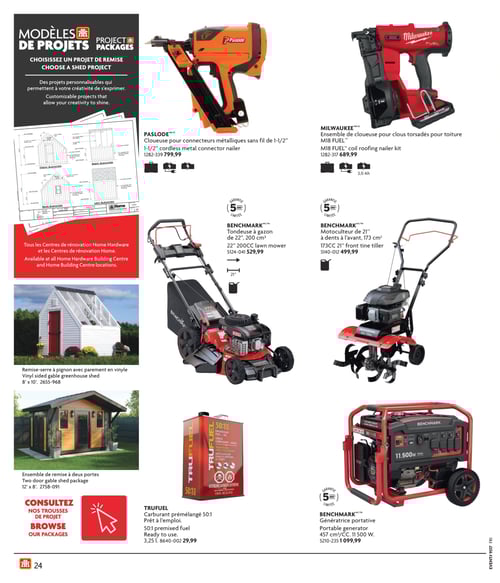 Circulaire Home Hardware - Bâtir et Entretenir - Page 24