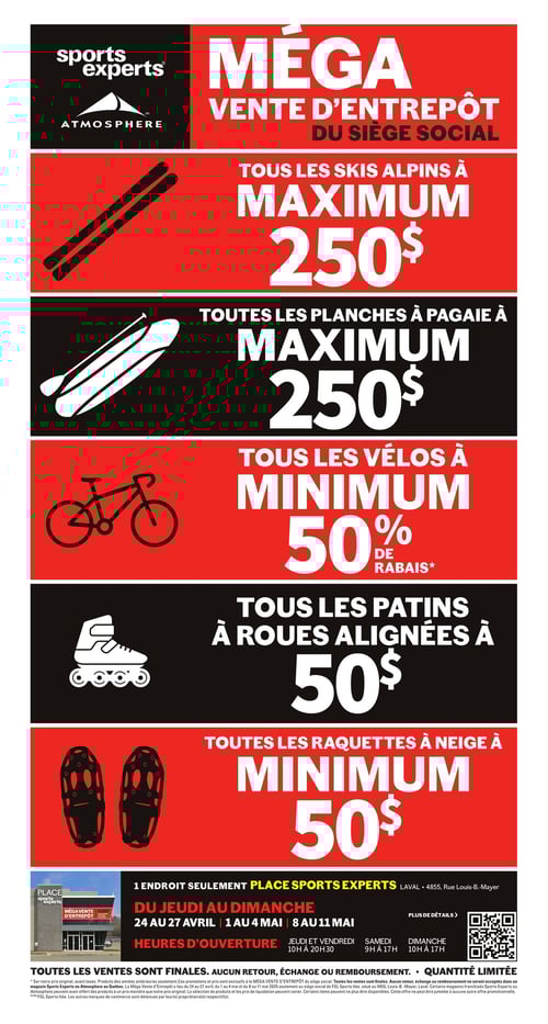 Circulaire Sports Experts - Méga Vente d'Entrepôt du Siège Social - Page 2