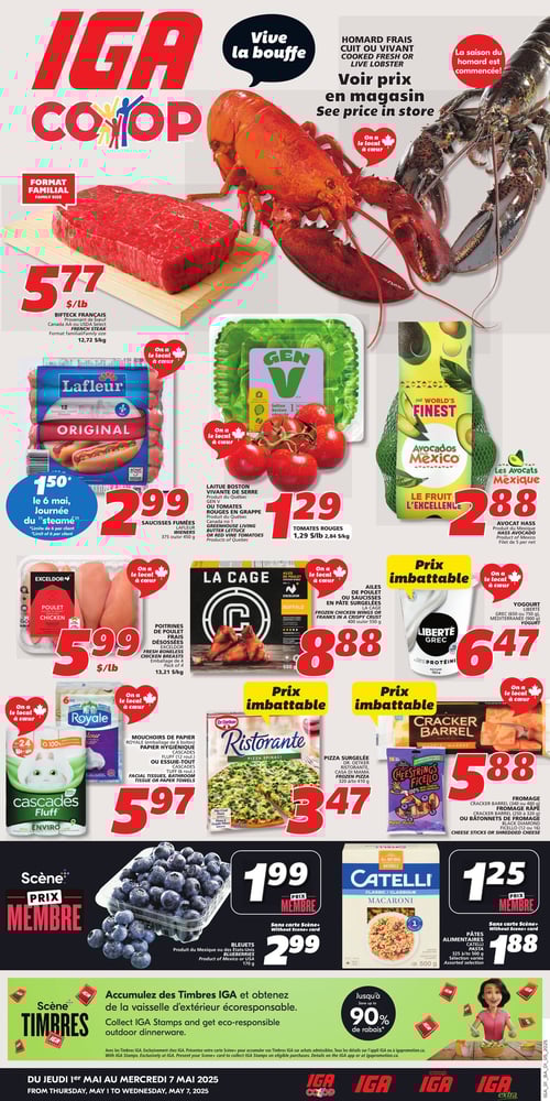 Circulaire IGA Coop Nouveau Brunswick - Page 1