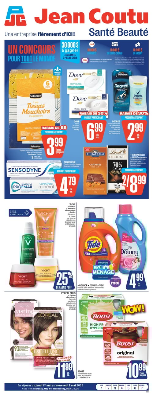 Circulaire Jean Coutu - Santé Beauté - Page 1