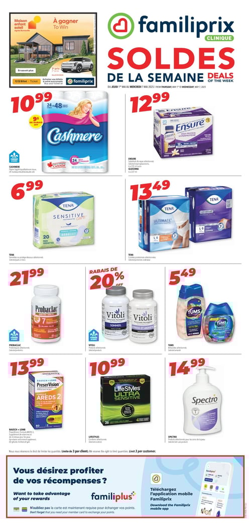 Circulaire Familiprix - Clinique - Page 1