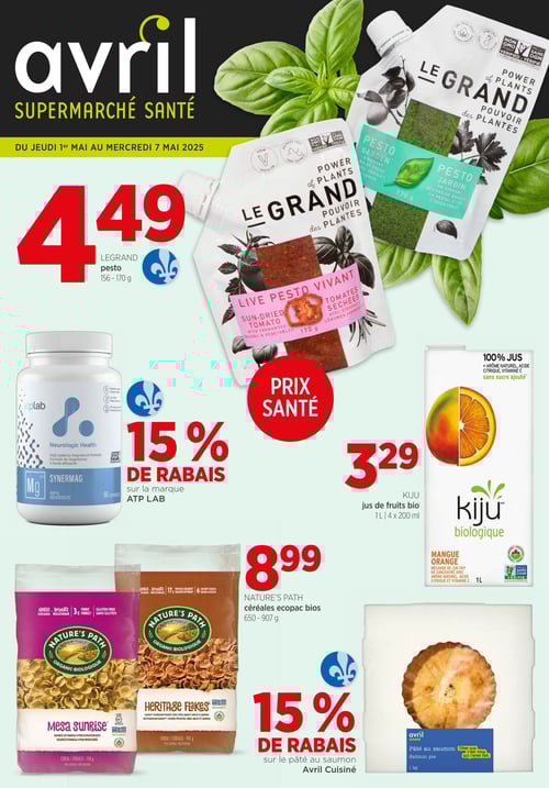 Circulaire Avril - Supermarché Santé - Page 1