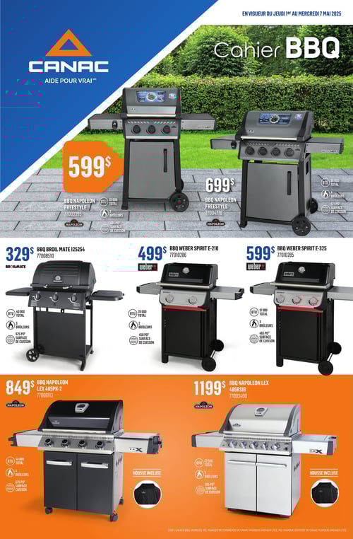 Circulaire Canac - Cahier BBQ - Page 1