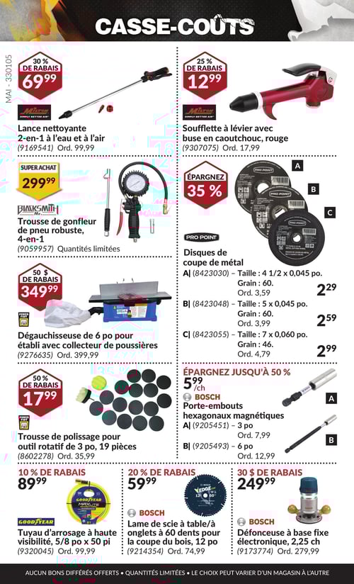 Circulaire Princess Auto - Casse-Coûts - Page 25