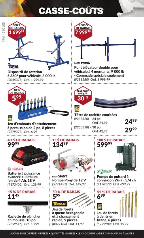 Circulaire Princess Auto - Casse-Coûts - Page 27