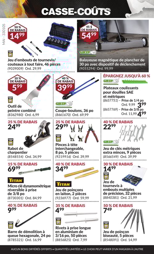 Circulaire Princess Auto - Casse-Coûts - Page 29