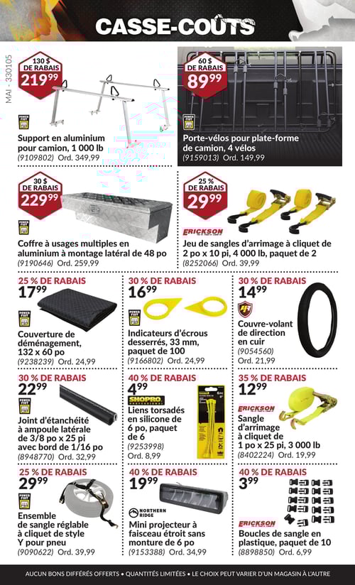 Circulaire Princess Auto - Casse-Coûts - Page 37
