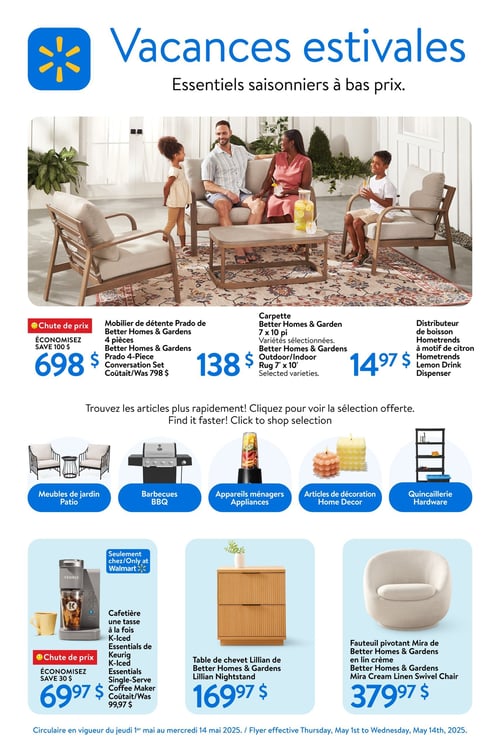 Circulaire Walmart - Vacances Estivales - Page 1