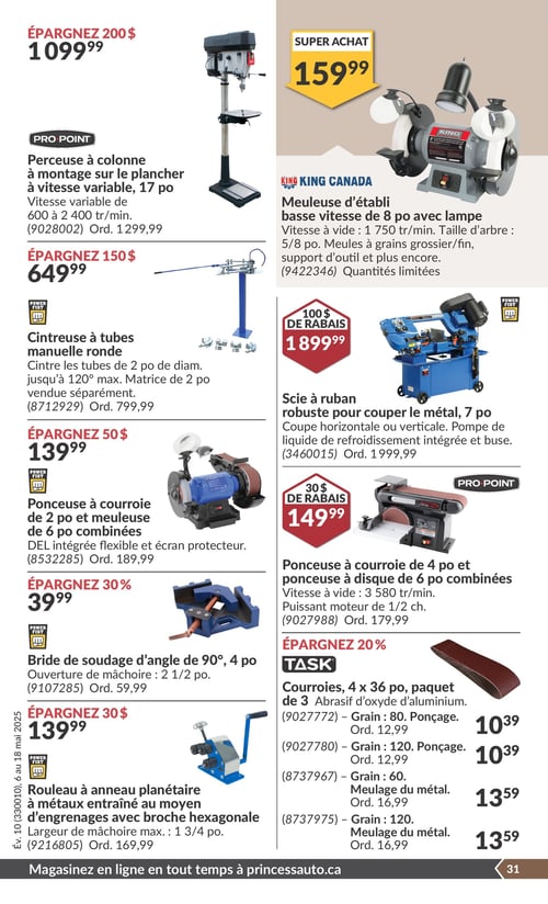 Circulaire Princess Auto - Page 47