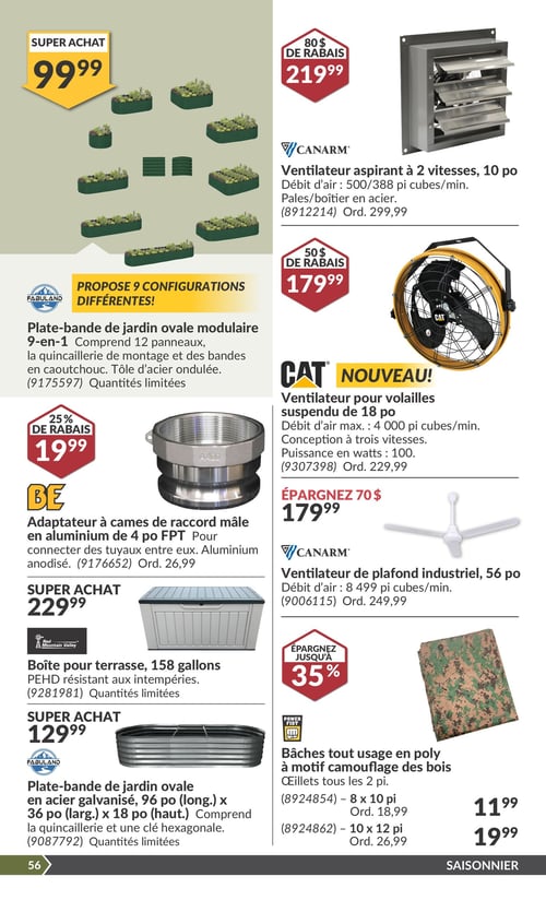 Circulaire Princess Auto - Page 72