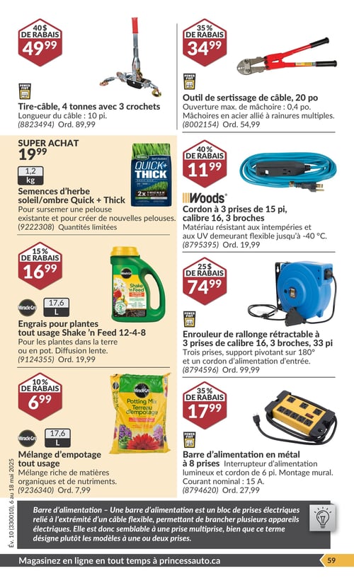 Circulaire Princess Auto - Page 75