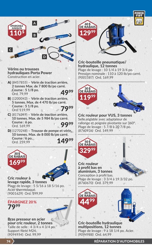 Circulaire Princess Auto - Page 90