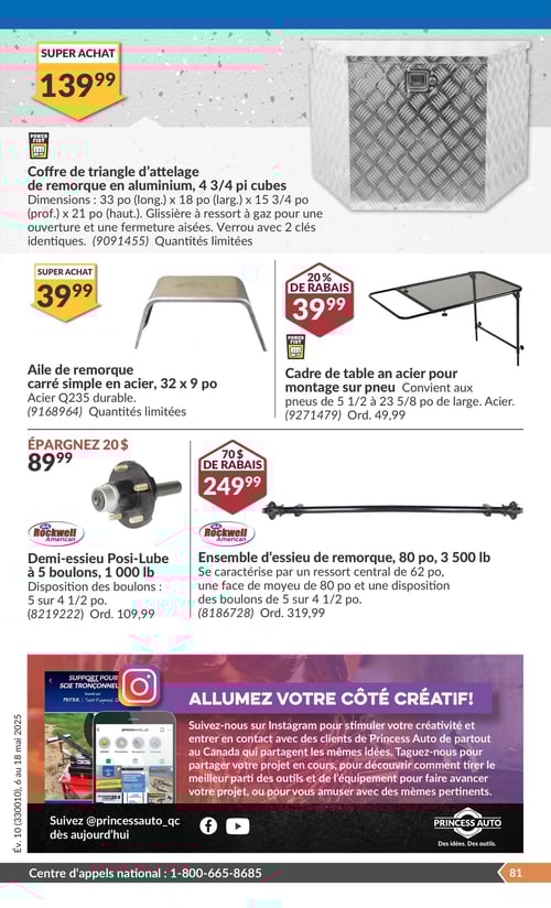 Circulaire Princess Auto - Page 97