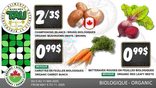 Circulaire TAU Marché d'alimentation Naturelle - Biologique - Page 1