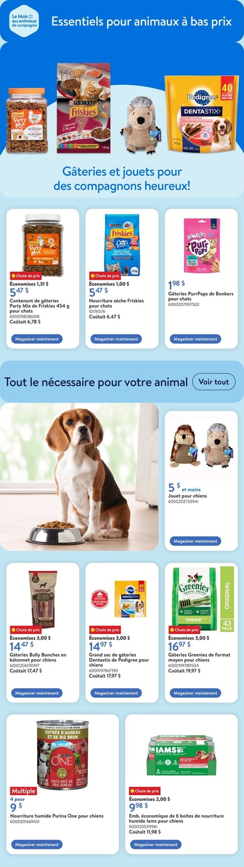 Circulaire Walmart - Le Mois des Animaux de Compagnie - Page 4
