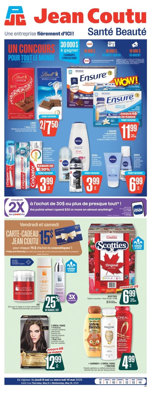 Circulaire Jean Coutu - Santé Beauté - Page 1