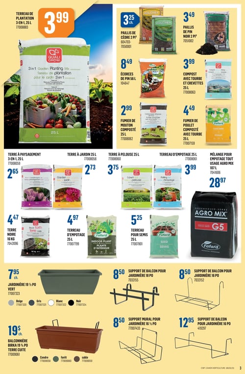Circulaire Canac - Cahier Horticulture - Page 3