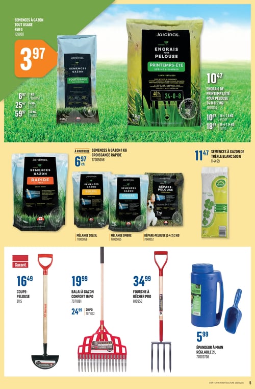 Circulaire Canac - Cahier Horticulture - Page 5