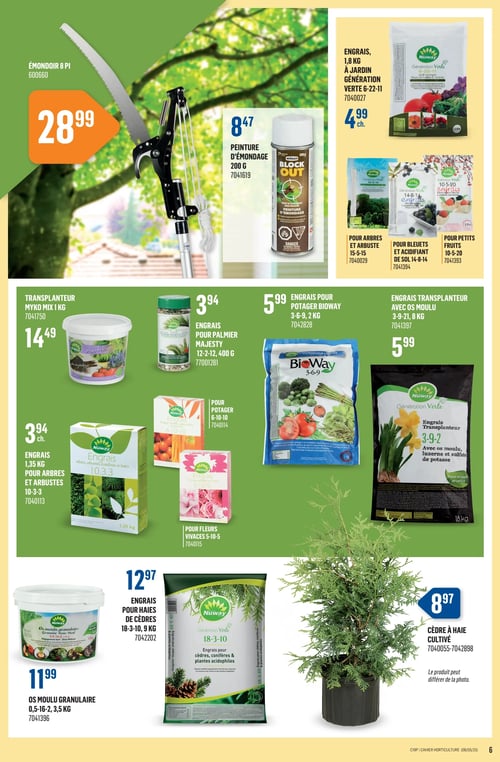 Circulaire Canac - Cahier Horticulture - Page 6