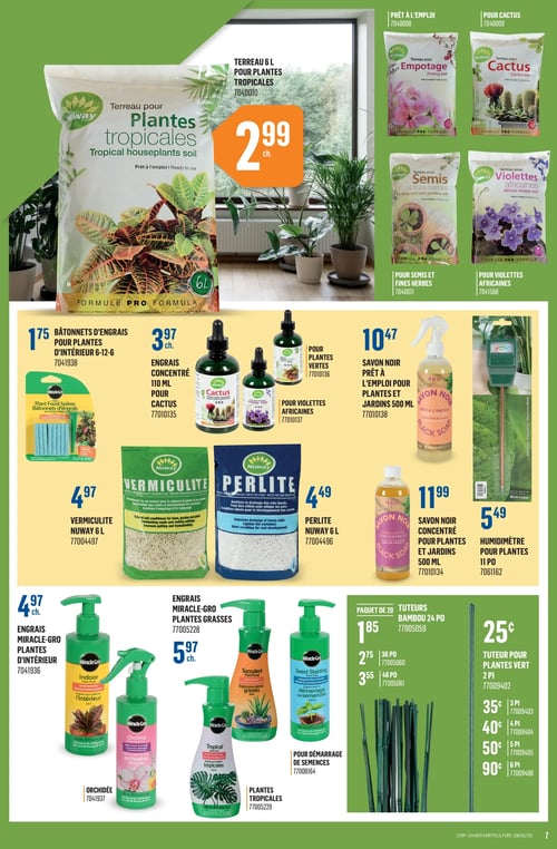 Circulaire Canac - Cahier Horticulture - Page 7