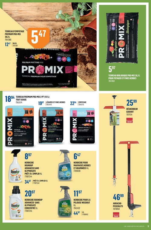 Circulaire Canac - Cahier Horticulture - Page 9