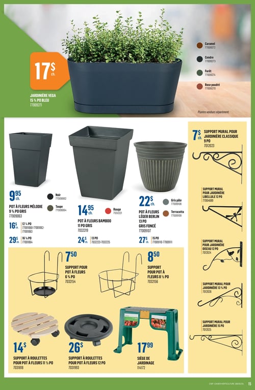 Circulaire Canac - Cahier Horticulture - Page 15
