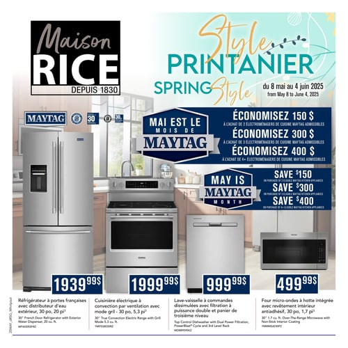 Circulaire Maison Rice - Page 1