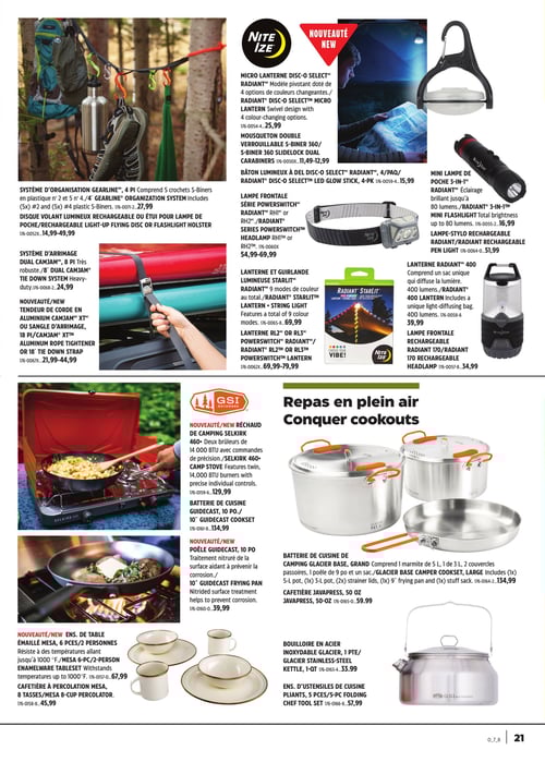Circulaire Canadian Tire - En Pleine Nature - Page 21