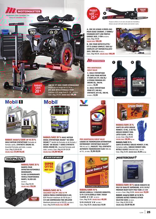 Circulaire Canadian Tire - En Pleine Nature - Page 25