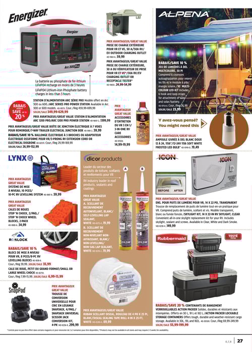 Circulaire Canadian Tire - En Pleine Nature - Page 27