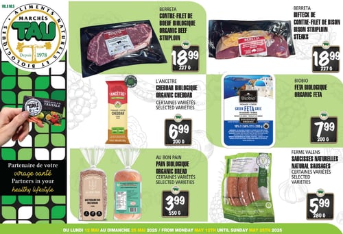 Circulaire TAU Marché d'alimentation Naturelle - Page 1