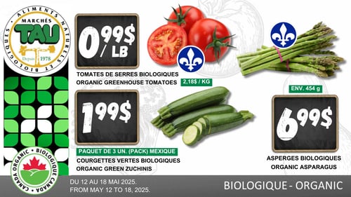 Circulaire TAU Marché d'alimentation Naturelle - Biologique - Page 1